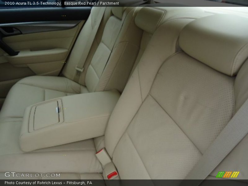 Basque Red Pearl / Parchment 2010 Acura TL 3.5 Technology