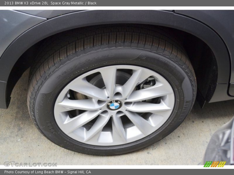 Space Gray Metallic / Black 2013 BMW X3 xDrive 28i