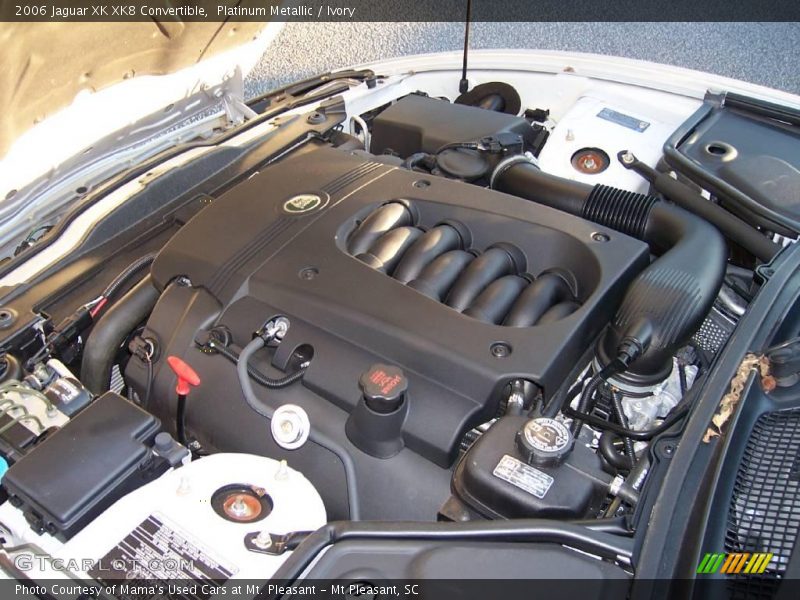 Platinum Metallic / Ivory 2006 Jaguar XK XK8 Convertible