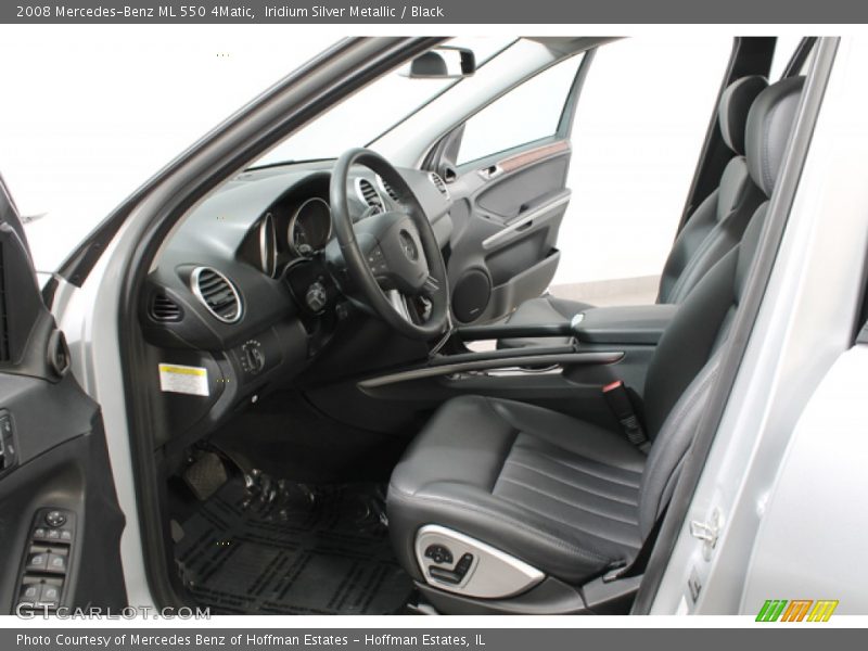 Iridium Silver Metallic / Black 2008 Mercedes-Benz ML 550 4Matic