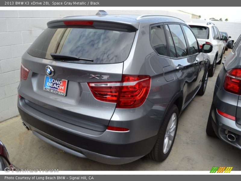 Space Gray Metallic / Black 2013 BMW X3 xDrive 28i