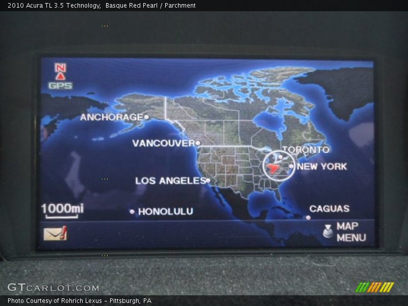Basque Red Pearl / Parchment 2010 Acura TL 3.5 Technology