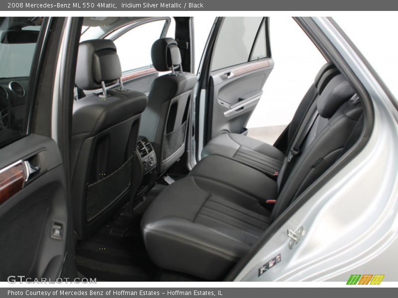Iridium Silver Metallic / Black 2008 Mercedes-Benz ML 550 4Matic
