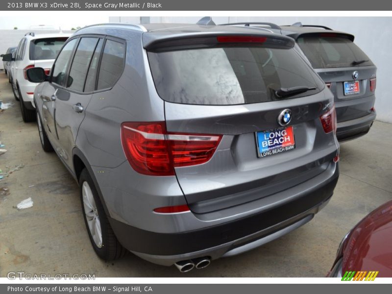 Space Gray Metallic / Black 2013 BMW X3 xDrive 28i