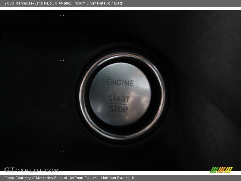 Iridium Silver Metallic / Black 2008 Mercedes-Benz ML 550 4Matic
