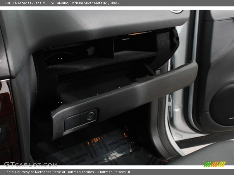 Iridium Silver Metallic / Black 2008 Mercedes-Benz ML 550 4Matic