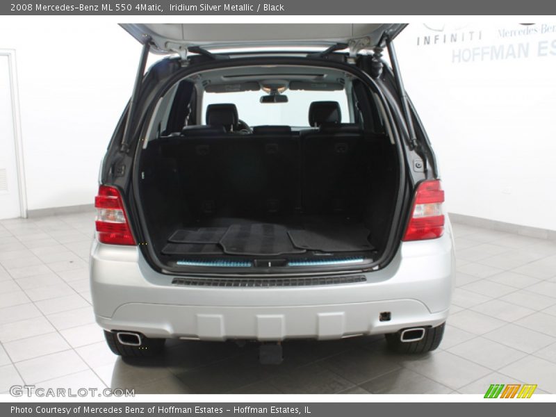 Iridium Silver Metallic / Black 2008 Mercedes-Benz ML 550 4Matic