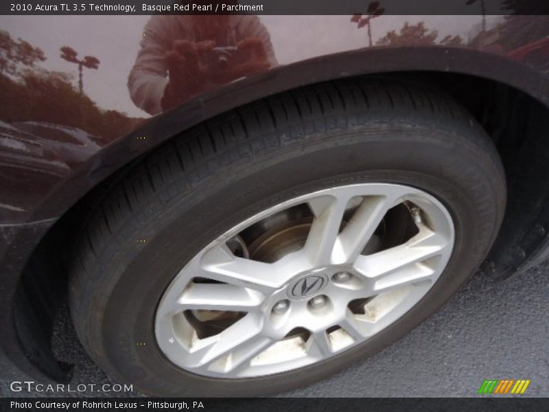 Basque Red Pearl / Parchment 2010 Acura TL 3.5 Technology