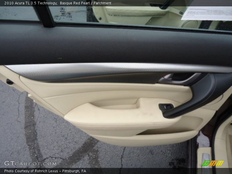 Basque Red Pearl / Parchment 2010 Acura TL 3.5 Technology