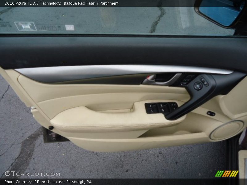 Basque Red Pearl / Parchment 2010 Acura TL 3.5 Technology