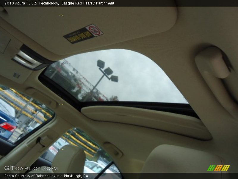 Basque Red Pearl / Parchment 2010 Acura TL 3.5 Technology