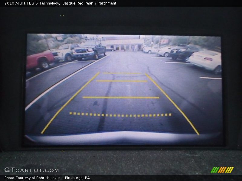 Basque Red Pearl / Parchment 2010 Acura TL 3.5 Technology