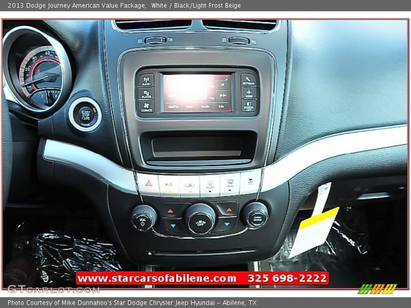 White / Black/Light Frost Beige 2013 Dodge Journey American Value Package