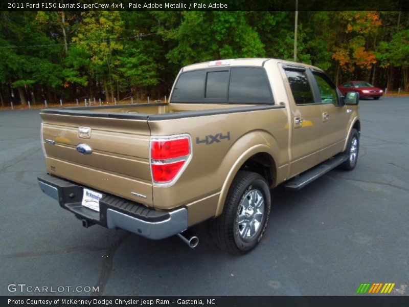 Pale Adobe Metallic / Pale Adobe 2011 Ford F150 Lariat SuperCrew 4x4