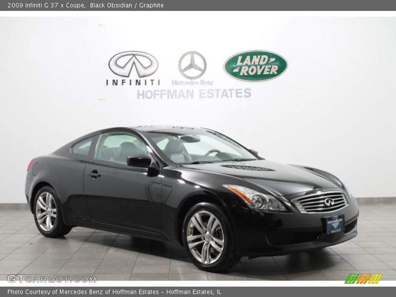 Black Obsidian / Graphite 2009 Infiniti G 37 x Coupe