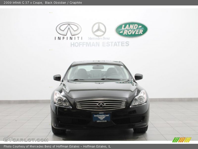 Black Obsidian / Graphite 2009 Infiniti G 37 x Coupe