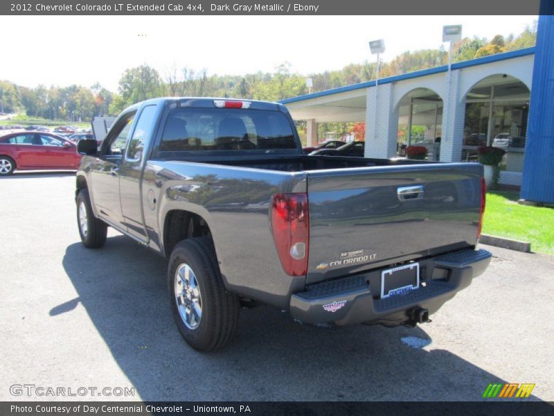 Dark Gray Metallic / Ebony 2012 Chevrolet Colorado LT Extended Cab 4x4