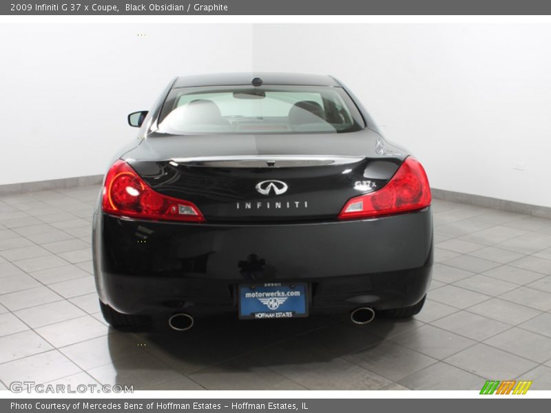 Black Obsidian / Graphite 2009 Infiniti G 37 x Coupe