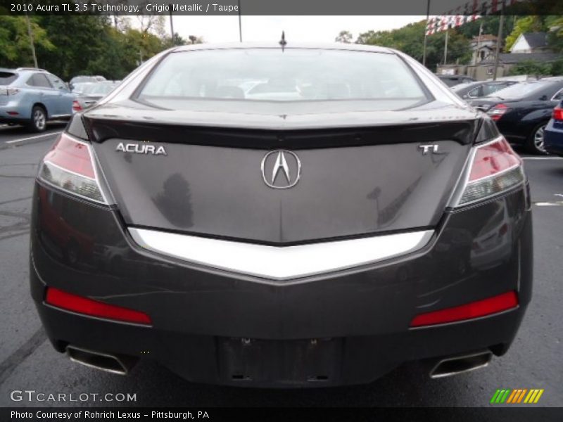 Grigio Metallic / Taupe 2010 Acura TL 3.5 Technology