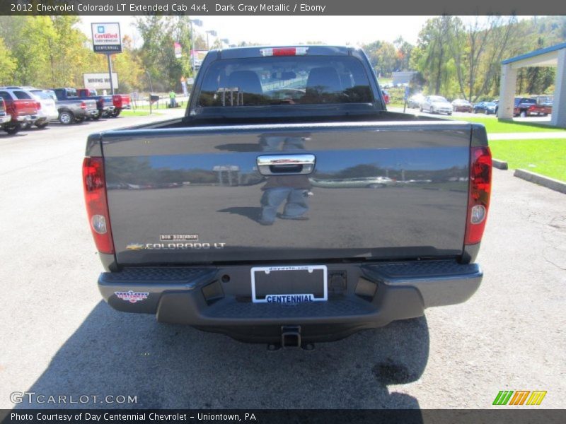Dark Gray Metallic / Ebony 2012 Chevrolet Colorado LT Extended Cab 4x4