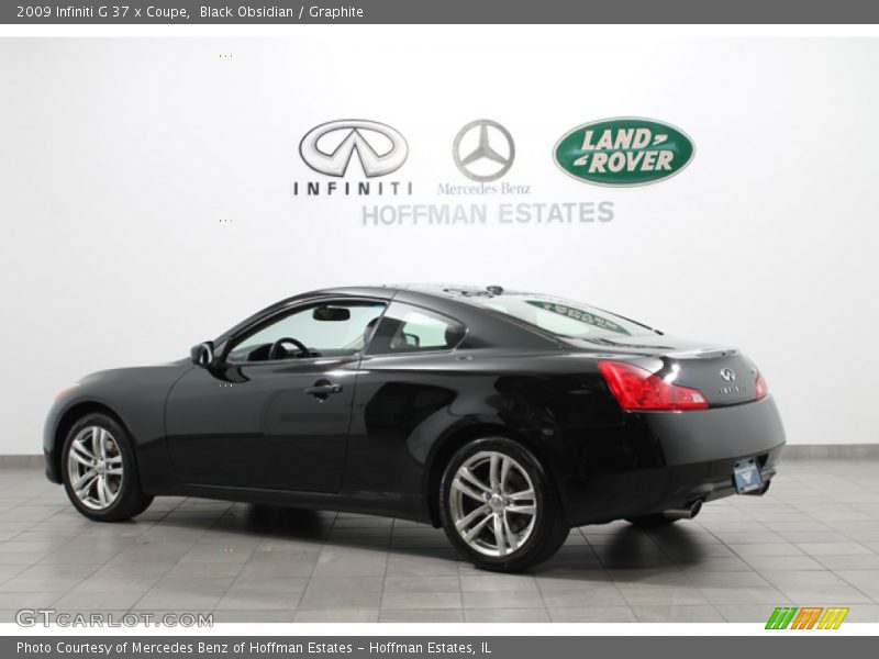 Black Obsidian / Graphite 2009 Infiniti G 37 x Coupe