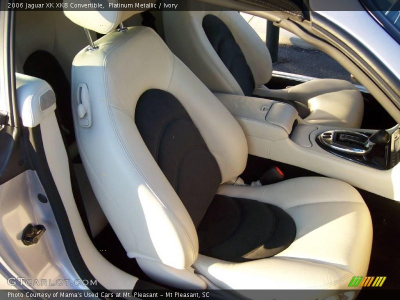 Platinum Metallic / Ivory 2006 Jaguar XK XK8 Convertible