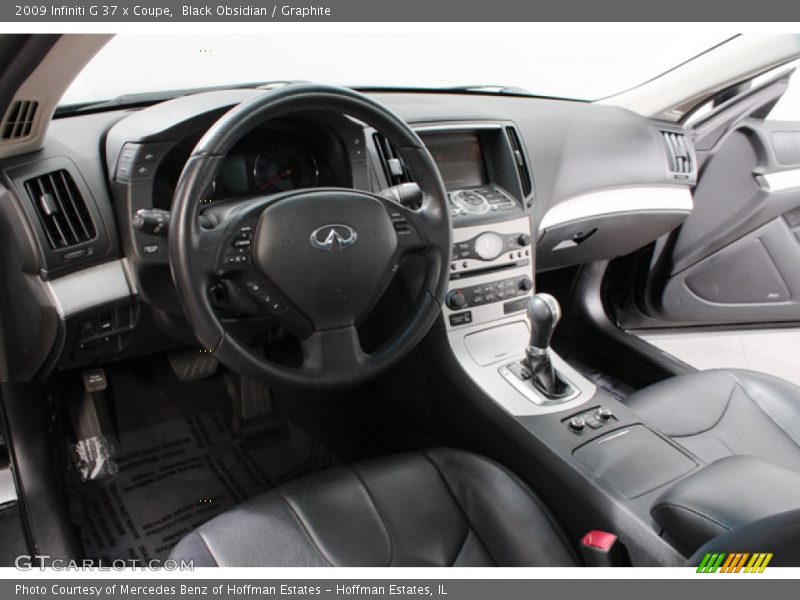 Black Obsidian / Graphite 2009 Infiniti G 37 x Coupe