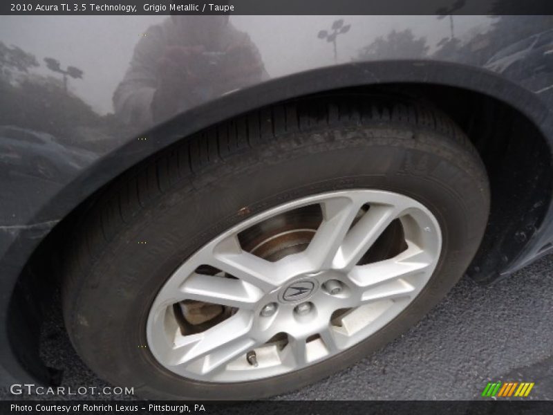 Grigio Metallic / Taupe 2010 Acura TL 3.5 Technology