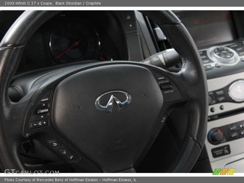 Black Obsidian / Graphite 2009 Infiniti G 37 x Coupe