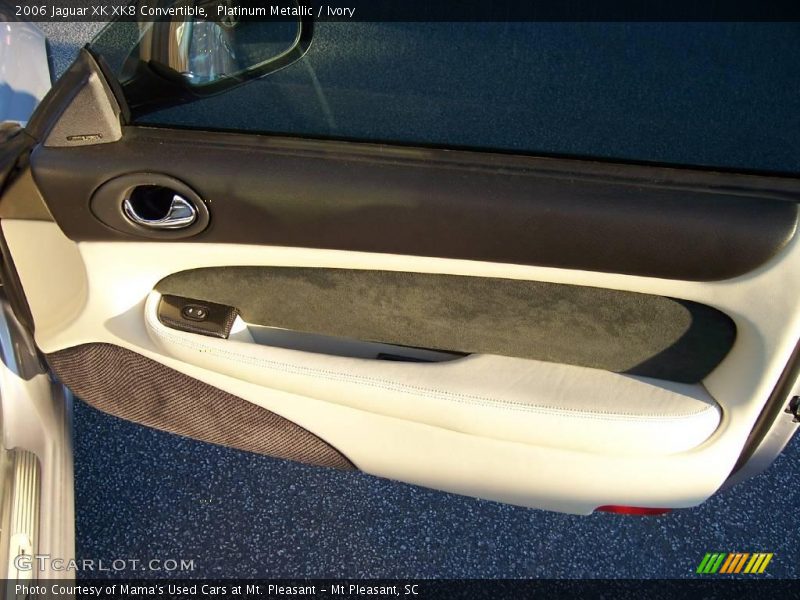 Platinum Metallic / Ivory 2006 Jaguar XK XK8 Convertible
