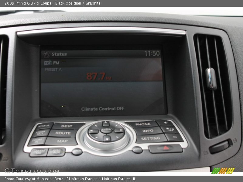 Black Obsidian / Graphite 2009 Infiniti G 37 x Coupe