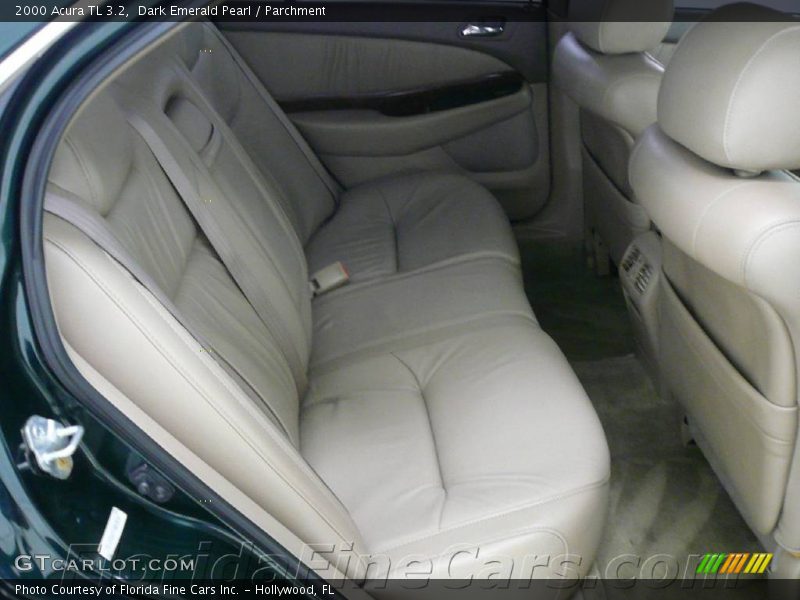 Dark Emerald Pearl / Parchment 2000 Acura TL 3.2