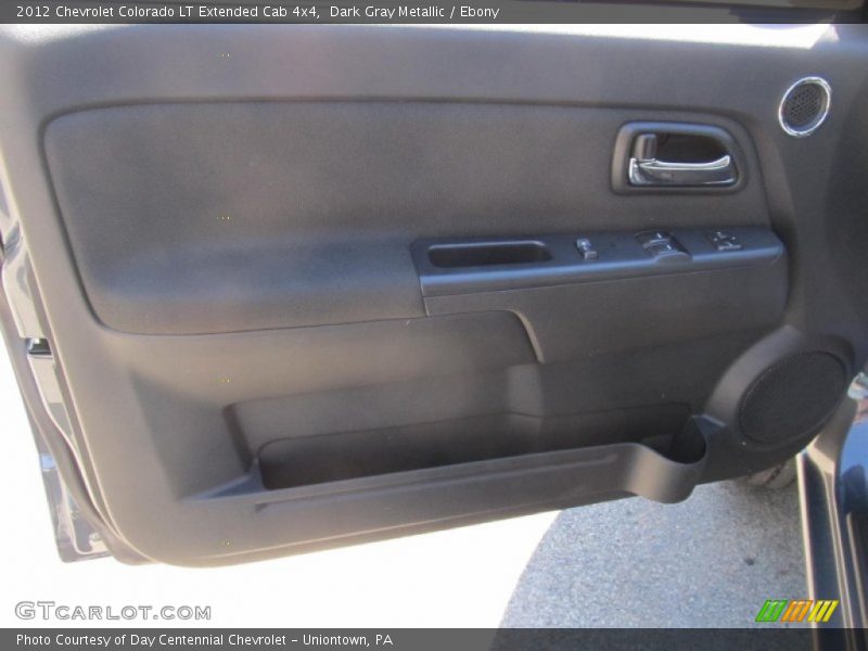 Dark Gray Metallic / Ebony 2012 Chevrolet Colorado LT Extended Cab 4x4