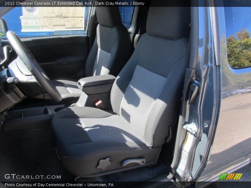 Dark Gray Metallic / Ebony 2012 Chevrolet Colorado LT Extended Cab 4x4