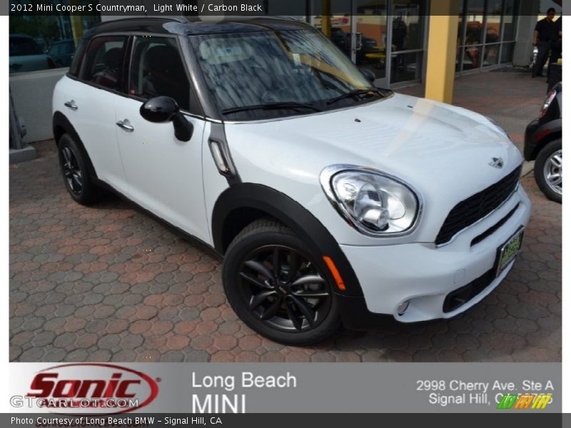Light White / Carbon Black 2012 Mini Cooper S Countryman