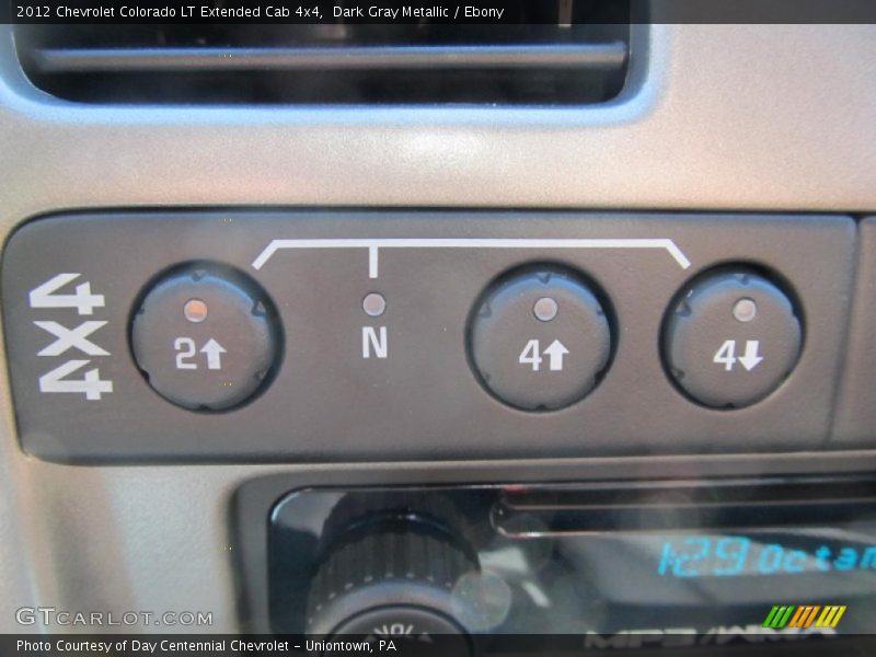Dark Gray Metallic / Ebony 2012 Chevrolet Colorado LT Extended Cab 4x4
