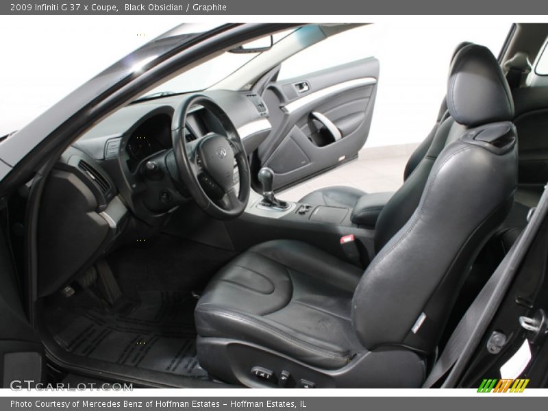 Black Obsidian / Graphite 2009 Infiniti G 37 x Coupe