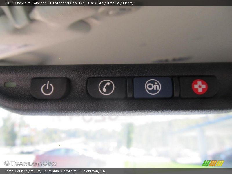 Dark Gray Metallic / Ebony 2012 Chevrolet Colorado LT Extended Cab 4x4
