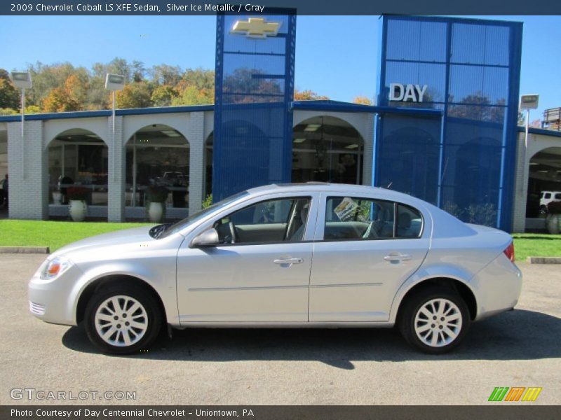 Silver Ice Metallic / Gray 2009 Chevrolet Cobalt LS XFE Sedan