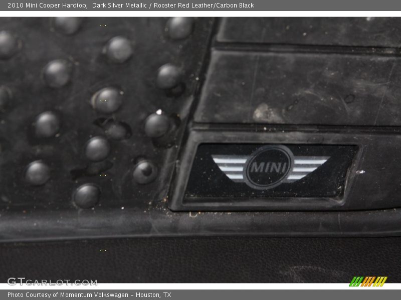 Dark Silver Metallic / Rooster Red Leather/Carbon Black 2010 Mini Cooper Hardtop