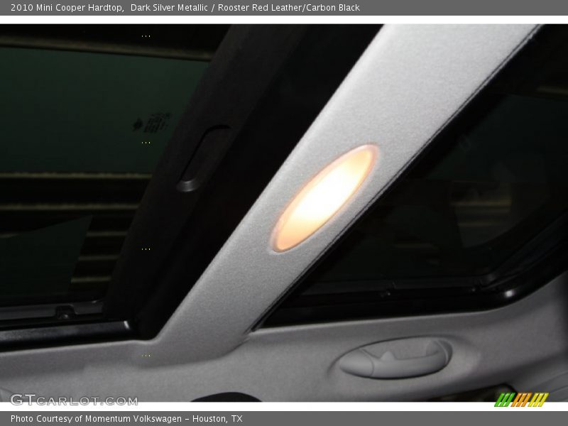 Dark Silver Metallic / Rooster Red Leather/Carbon Black 2010 Mini Cooper Hardtop
