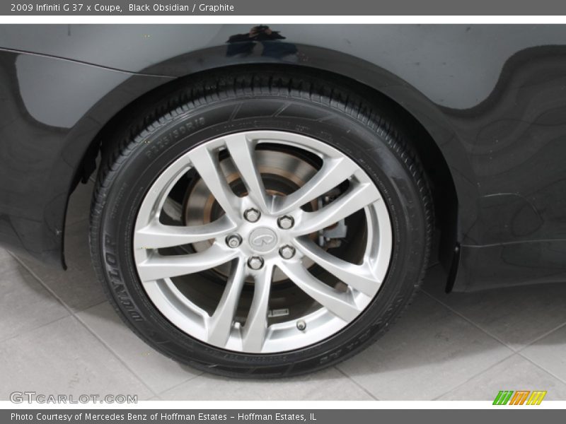 Black Obsidian / Graphite 2009 Infiniti G 37 x Coupe