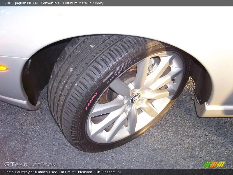 Platinum Metallic / Ivory 2006 Jaguar XK XK8 Convertible