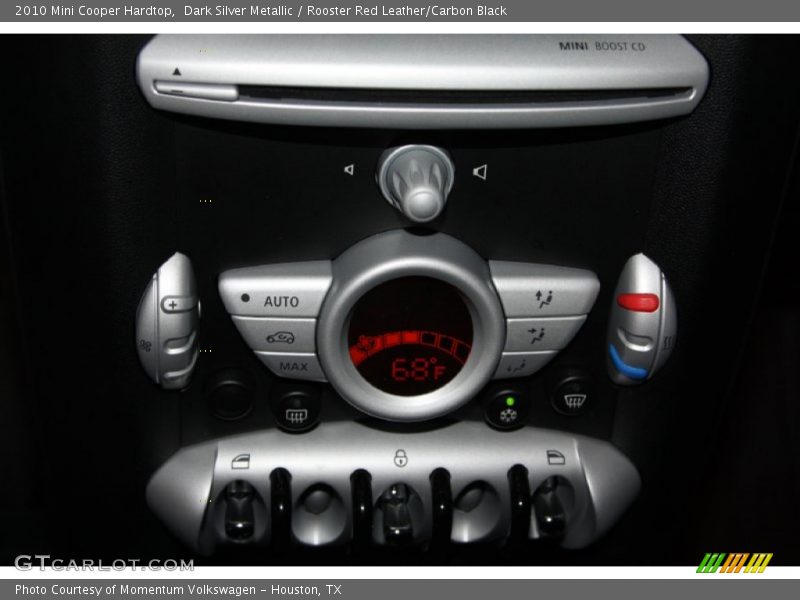 Dark Silver Metallic / Rooster Red Leather/Carbon Black 2010 Mini Cooper Hardtop