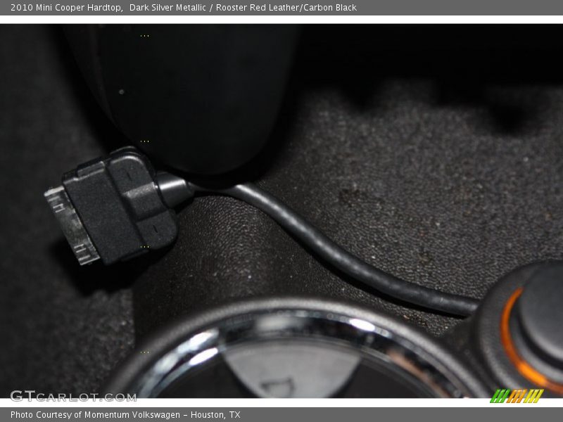 Dark Silver Metallic / Rooster Red Leather/Carbon Black 2010 Mini Cooper Hardtop