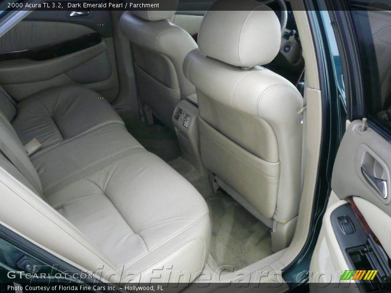 Dark Emerald Pearl / Parchment 2000 Acura TL 3.2