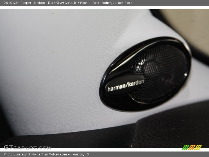 Dark Silver Metallic / Rooster Red Leather/Carbon Black 2010 Mini Cooper Hardtop