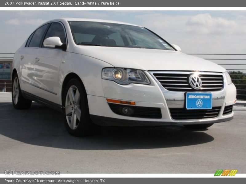 Candy White / Pure Beige 2007 Volkswagen Passat 2.0T Sedan