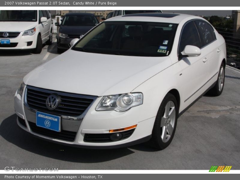 Candy White / Pure Beige 2007 Volkswagen Passat 2.0T Sedan