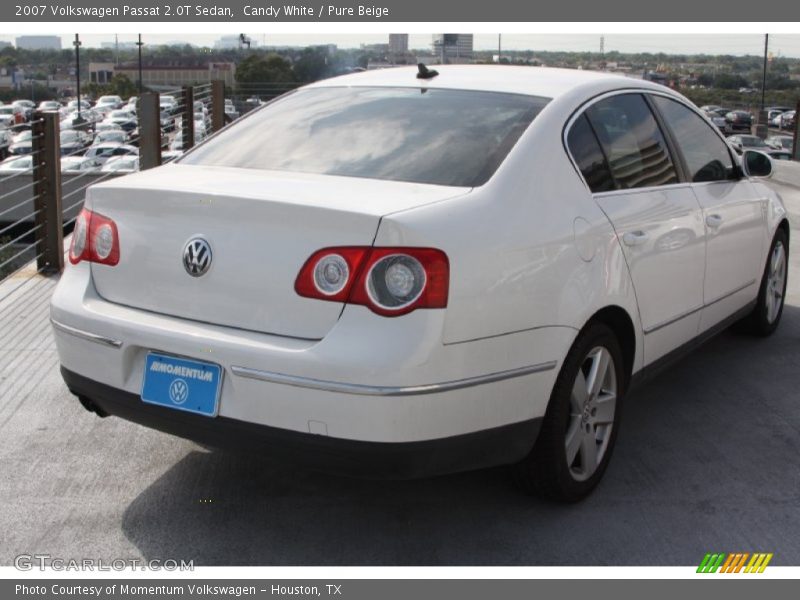 Candy White / Pure Beige 2007 Volkswagen Passat 2.0T Sedan